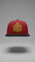 Gorra snapback roja estilo urbano